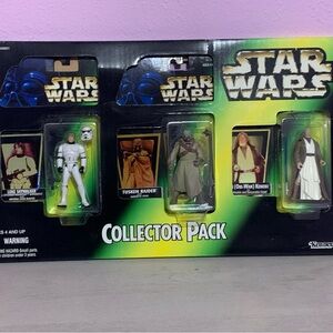 Star Wars Action Figure Set with Green and Black Packaging